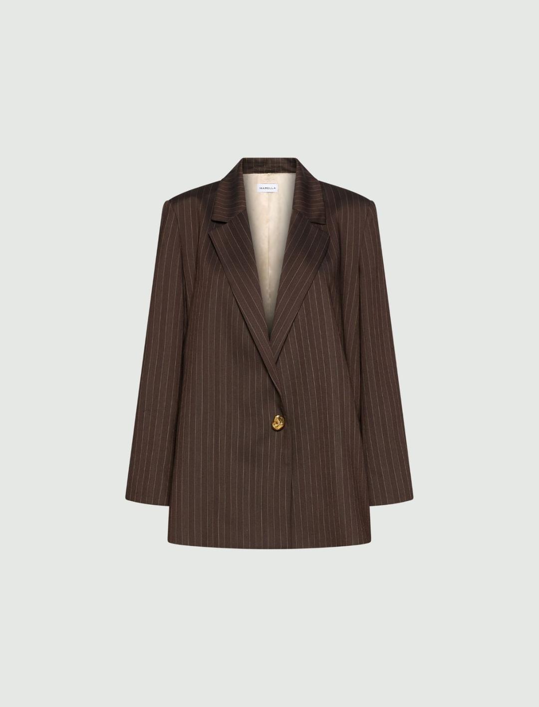 Blazer in saglia effetto resca | Marella Blazer in saglia effetto resca - 1 | Marella