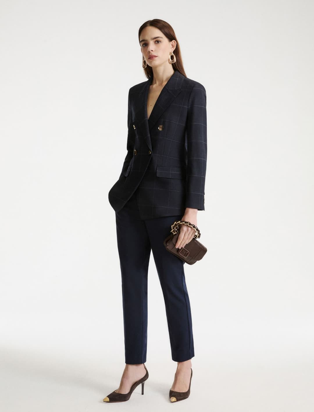Blazer doppiopetto in misto lana stretch | Marella Blazer doppiopetto in misto lana stretch - 2 | Marella