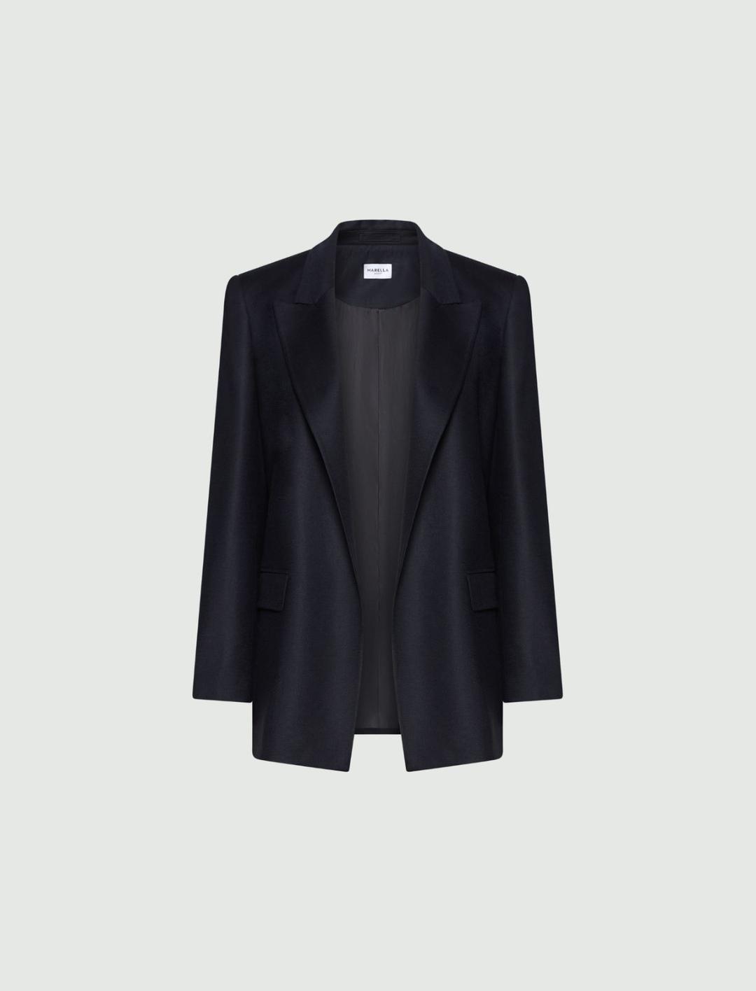 Blazer dritto in flanella stretch | Marella Blazer dritto in flanella stretch - 1 | Marella