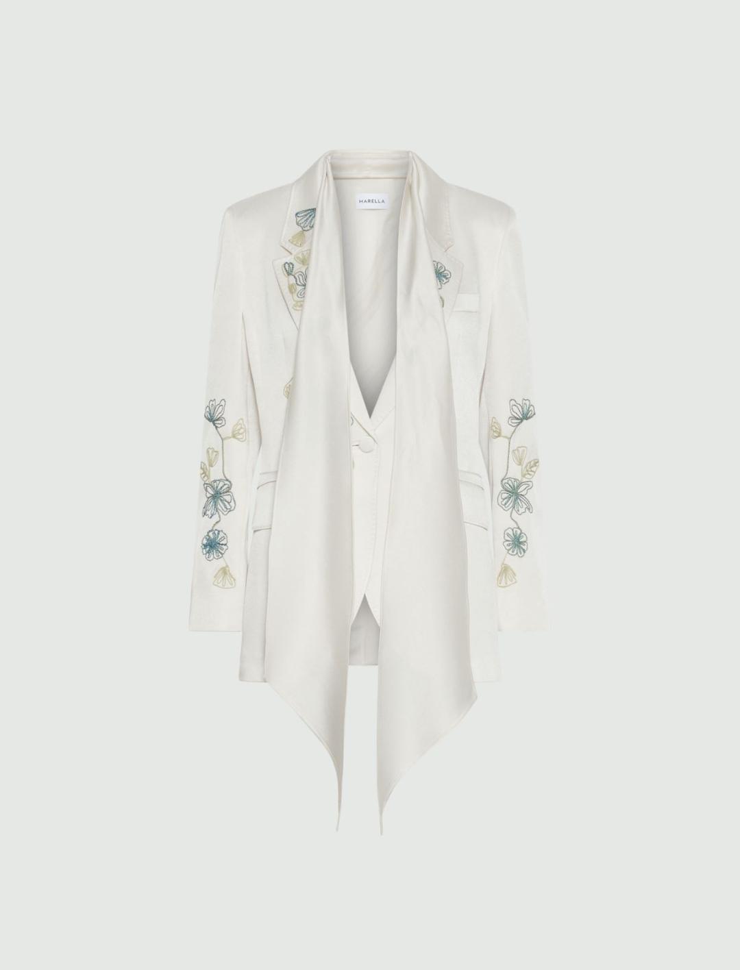 Giacca in satin con ricamo | Marella Giacca in satin con ricamo - 1 | Marella