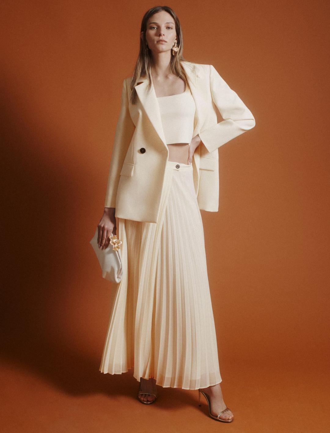 Gonna in georgette plissé | Marella Gonna in georgette plissé - 2 | Marella