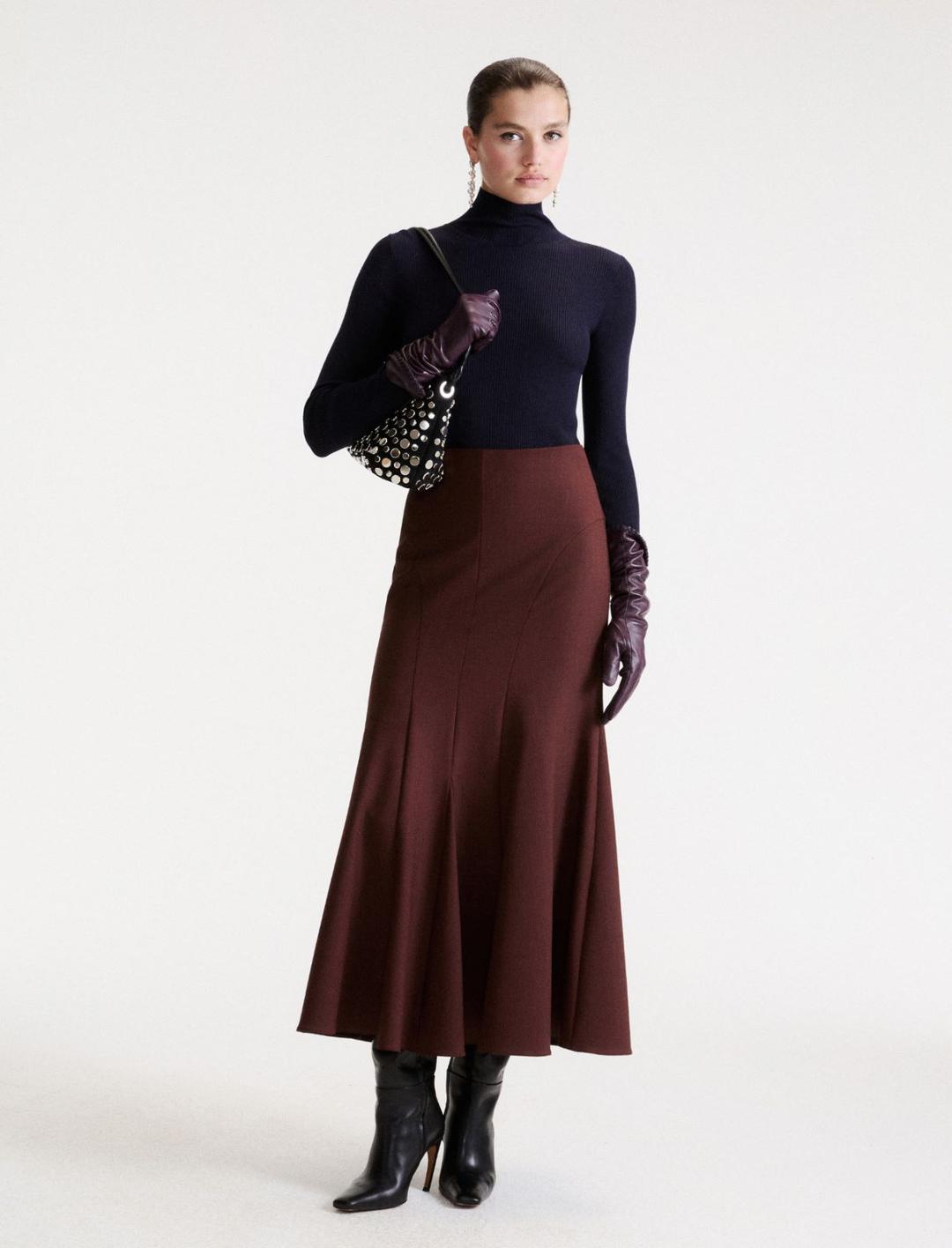 Gonna a sirena in lana stretch | Marella Gonna a sirena in lana stretch - 2 | Marella
