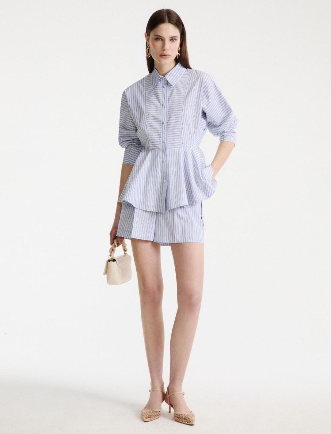 Camicia in popeline con baschina | Marella Camicia in popeline con baschina - 2 | Marella