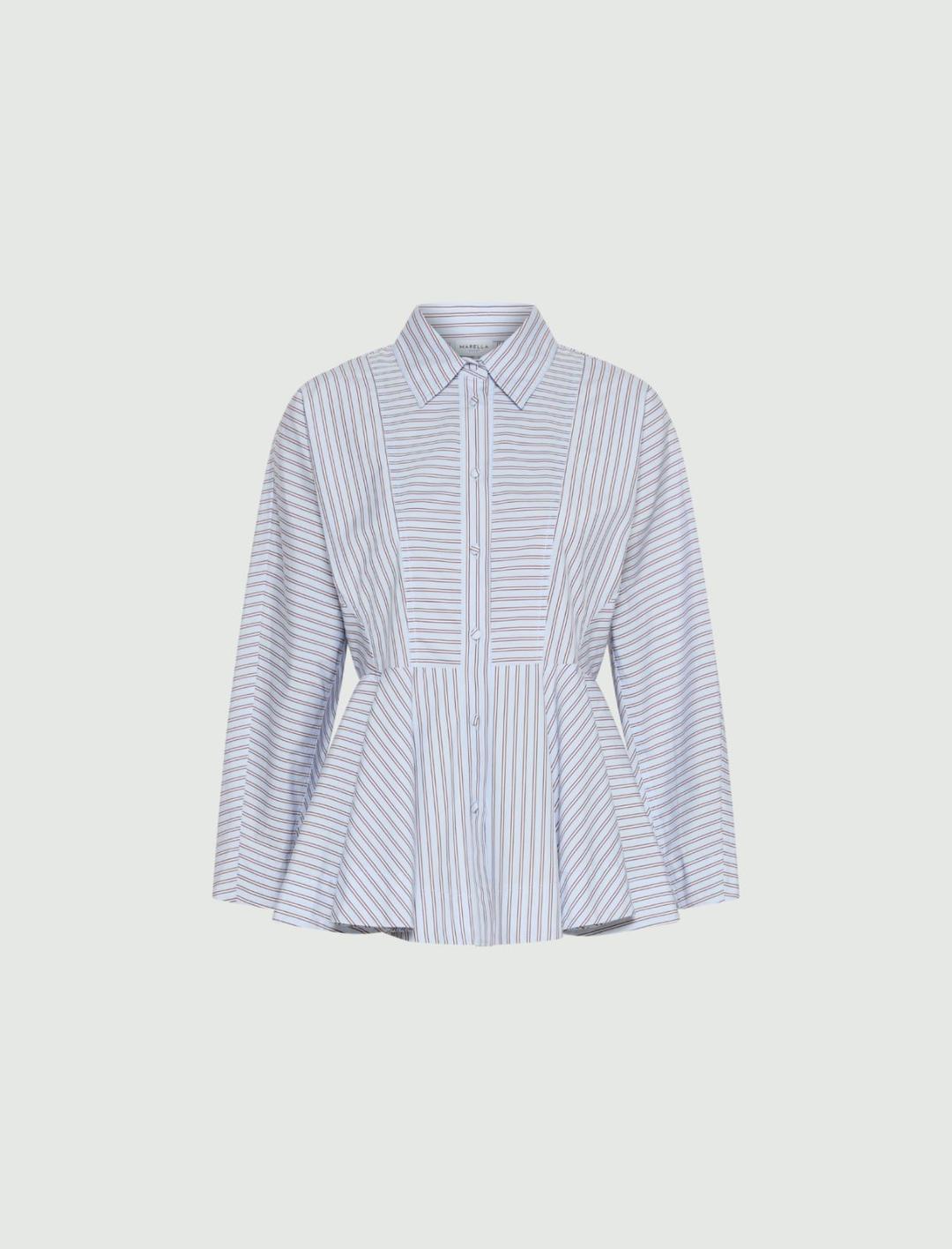 Camicia in popeline con baschina | Marella Camicia in popeline con baschina - 1 | Marella
