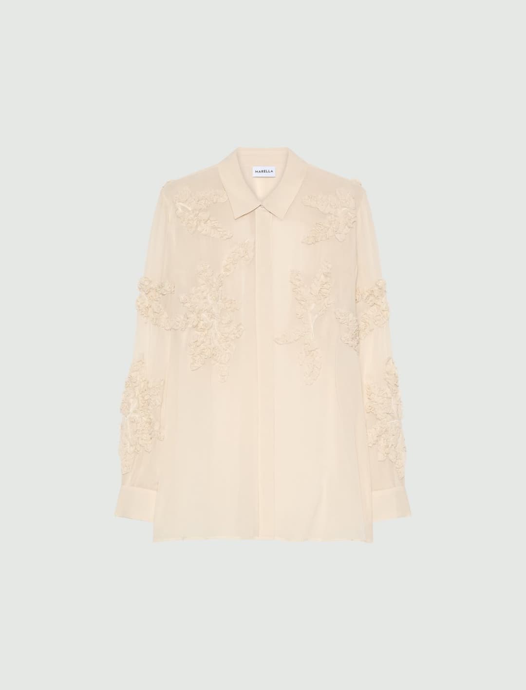 Camicia lunga ricamata | Marella Camicia lunga ricamata - 1 | Marella
