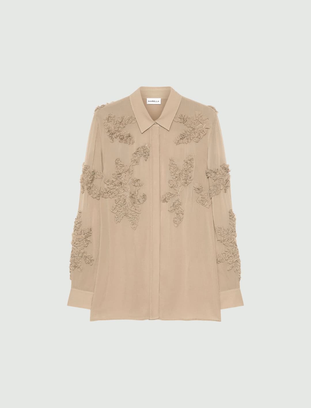 Camicia lunga ricamata | Marella Camicia lunga ricamata - 1 | Marella
