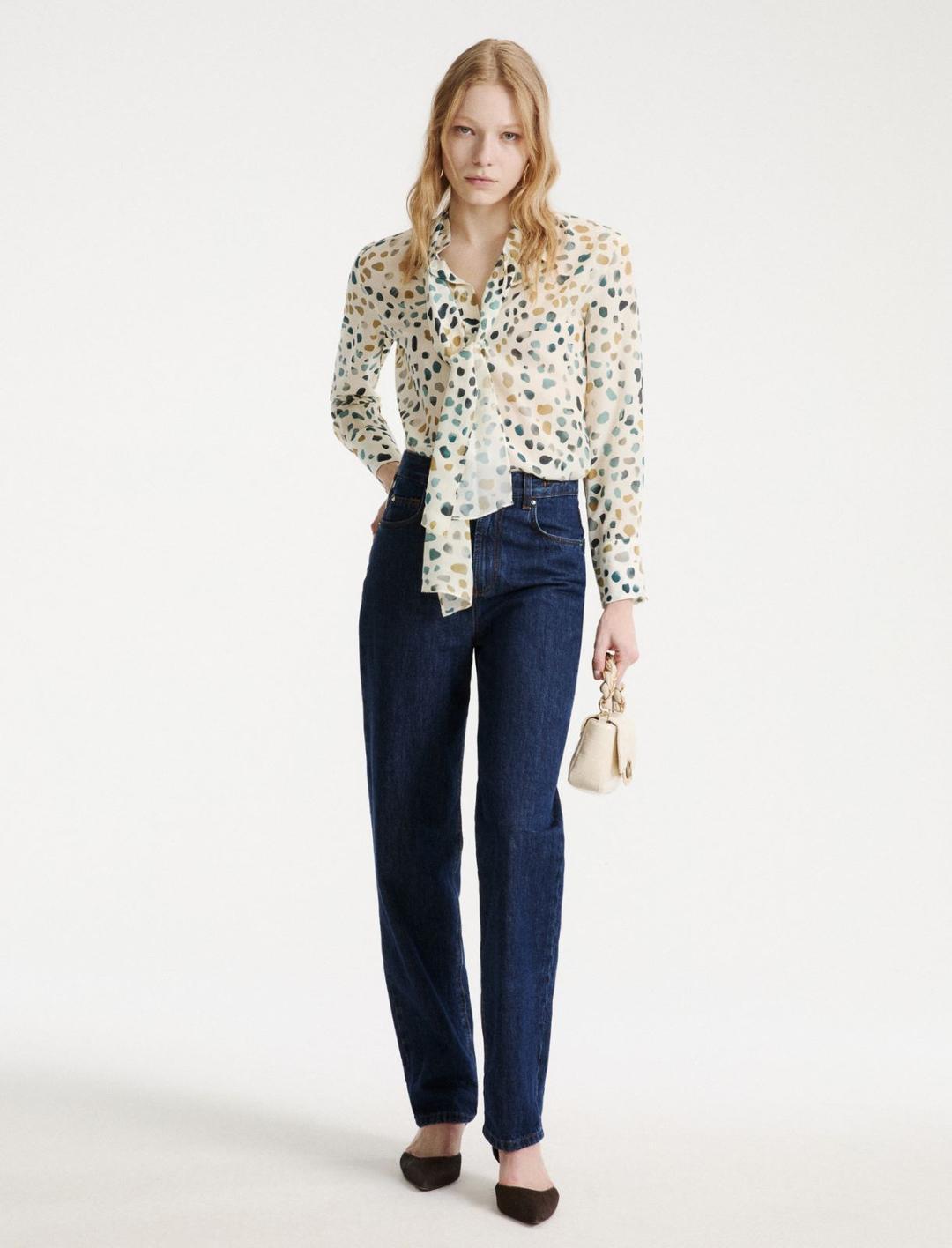 Camicia in pura seta con sciarpina | Marella Camicia in pura seta con sciarpina - 2 | Marella