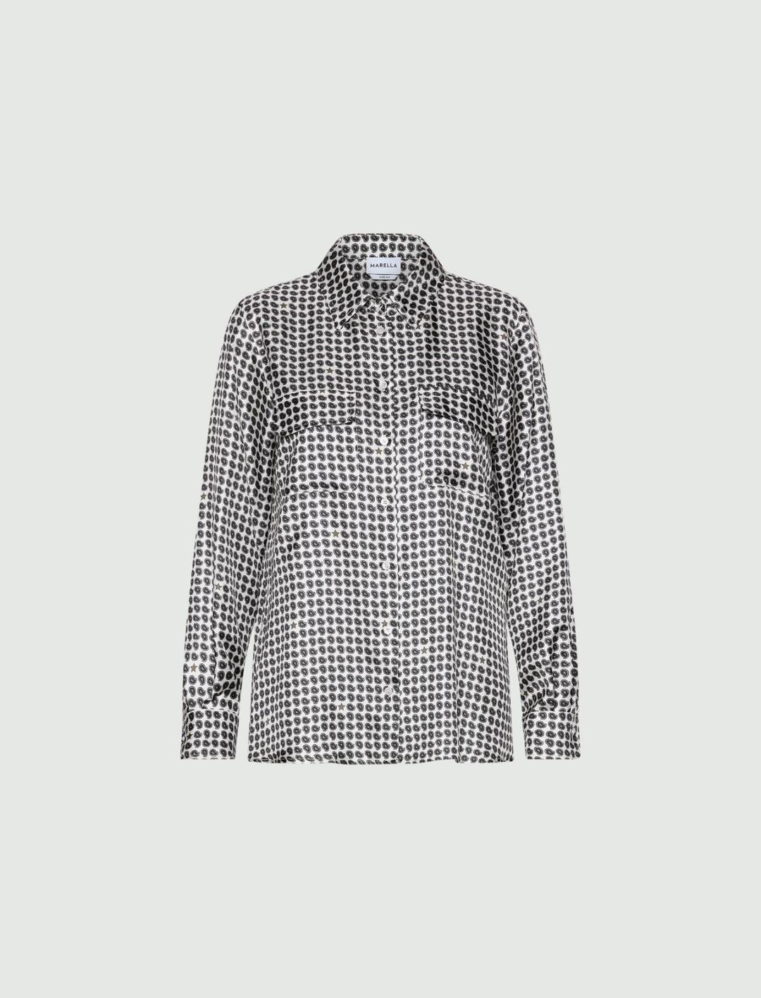 Camicia in seta stampata | Marella Camicia in seta stampata - 1 | Marella