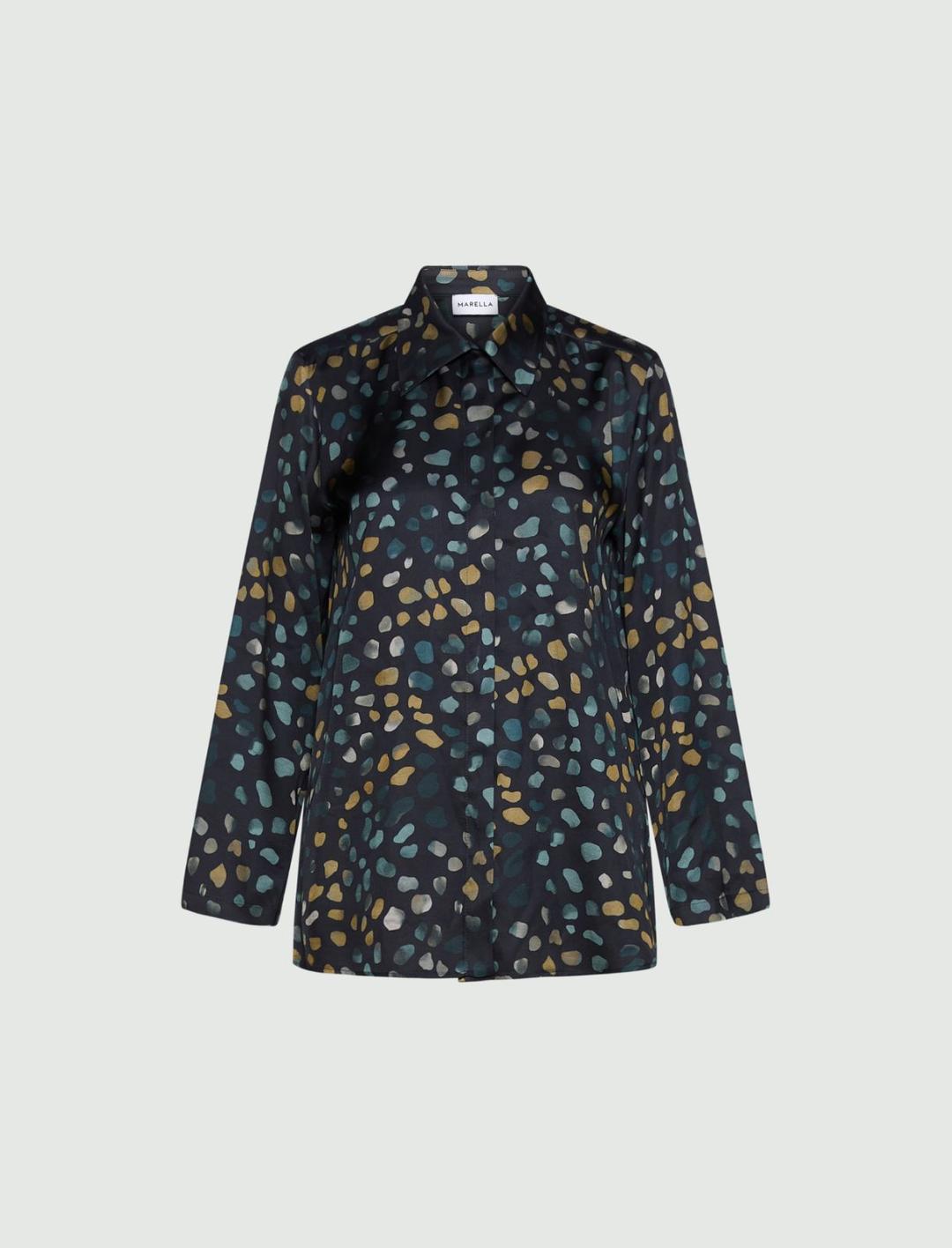 Camicia in twill stampato | Marella Camicia in twill stampato - 1 | Marella