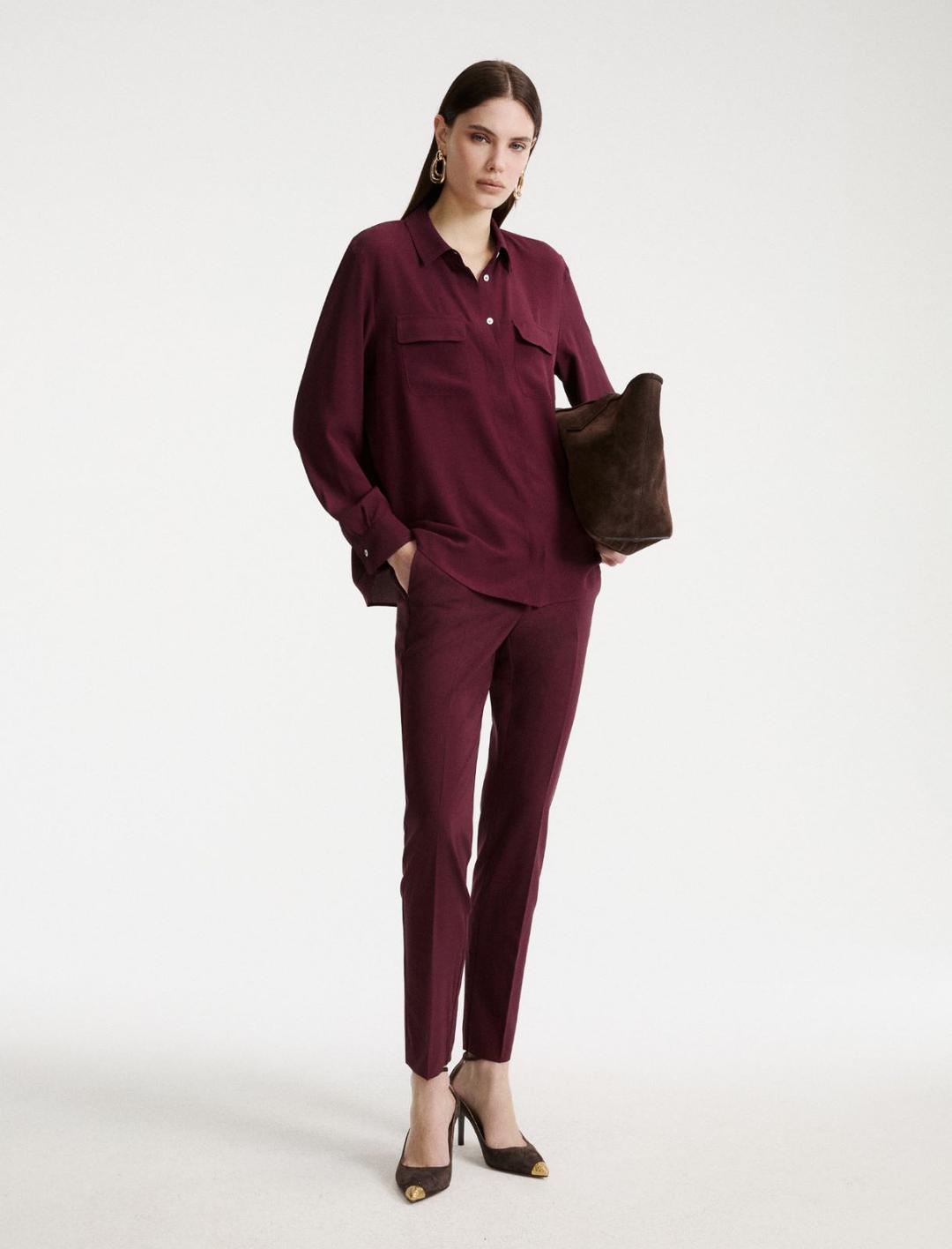 Camicia con taschini in misto seta | Marella Camicia con taschini in misto seta - 2 | Marella