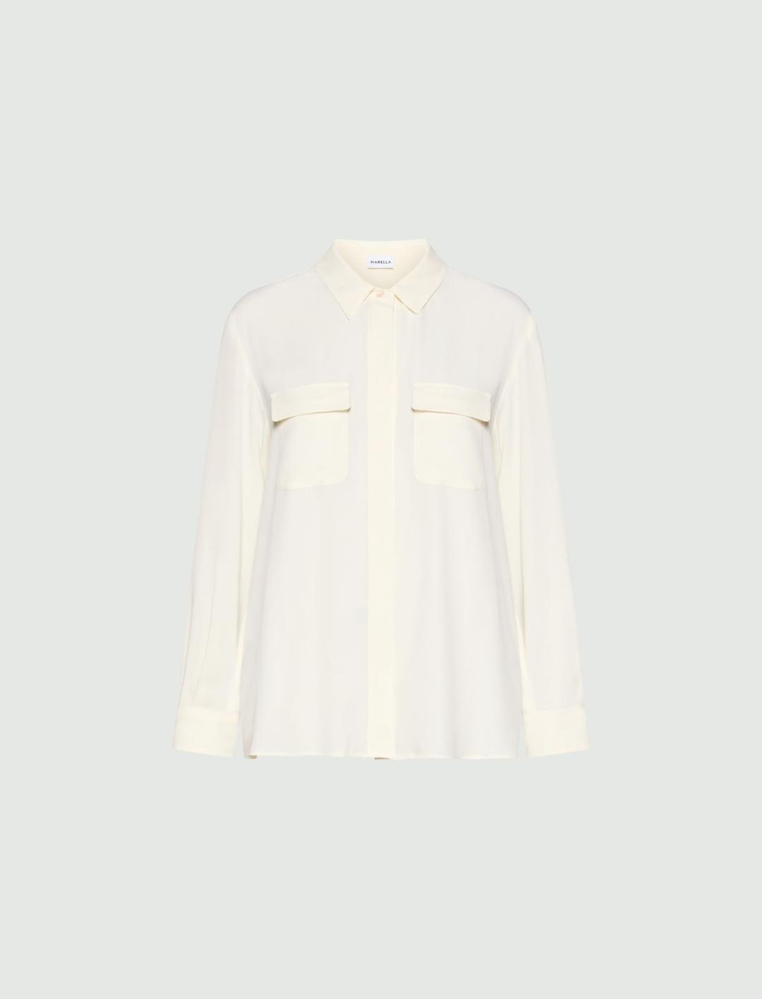 Camicia con taschini in misto seta | Marella Camicia con taschini in misto seta - 1 | Marella
