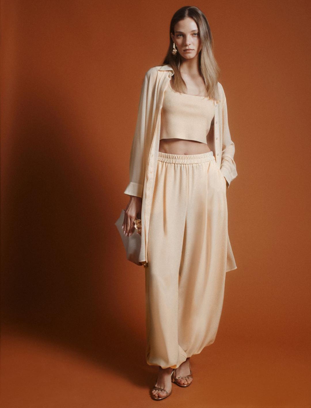 Pantalone jogger in satin | Marella Pantalone jogger in satin - 2 | Marella