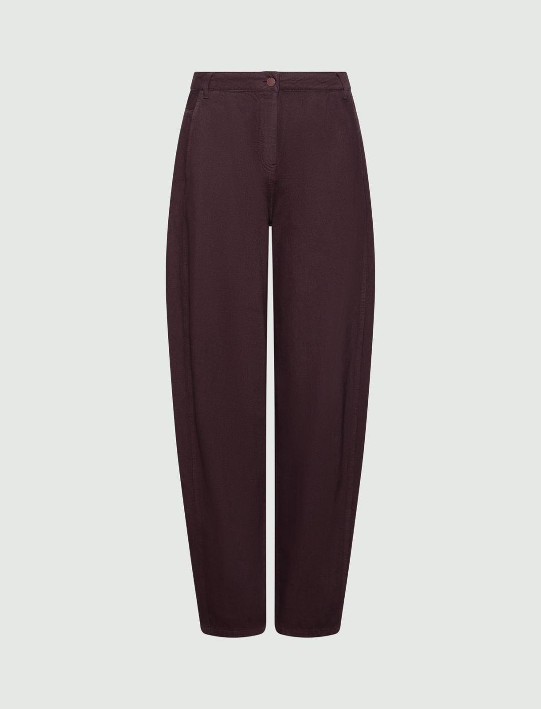 Pantalone barrel in cotone | Marella Pantalone barrel in cotone - 1 | Marella