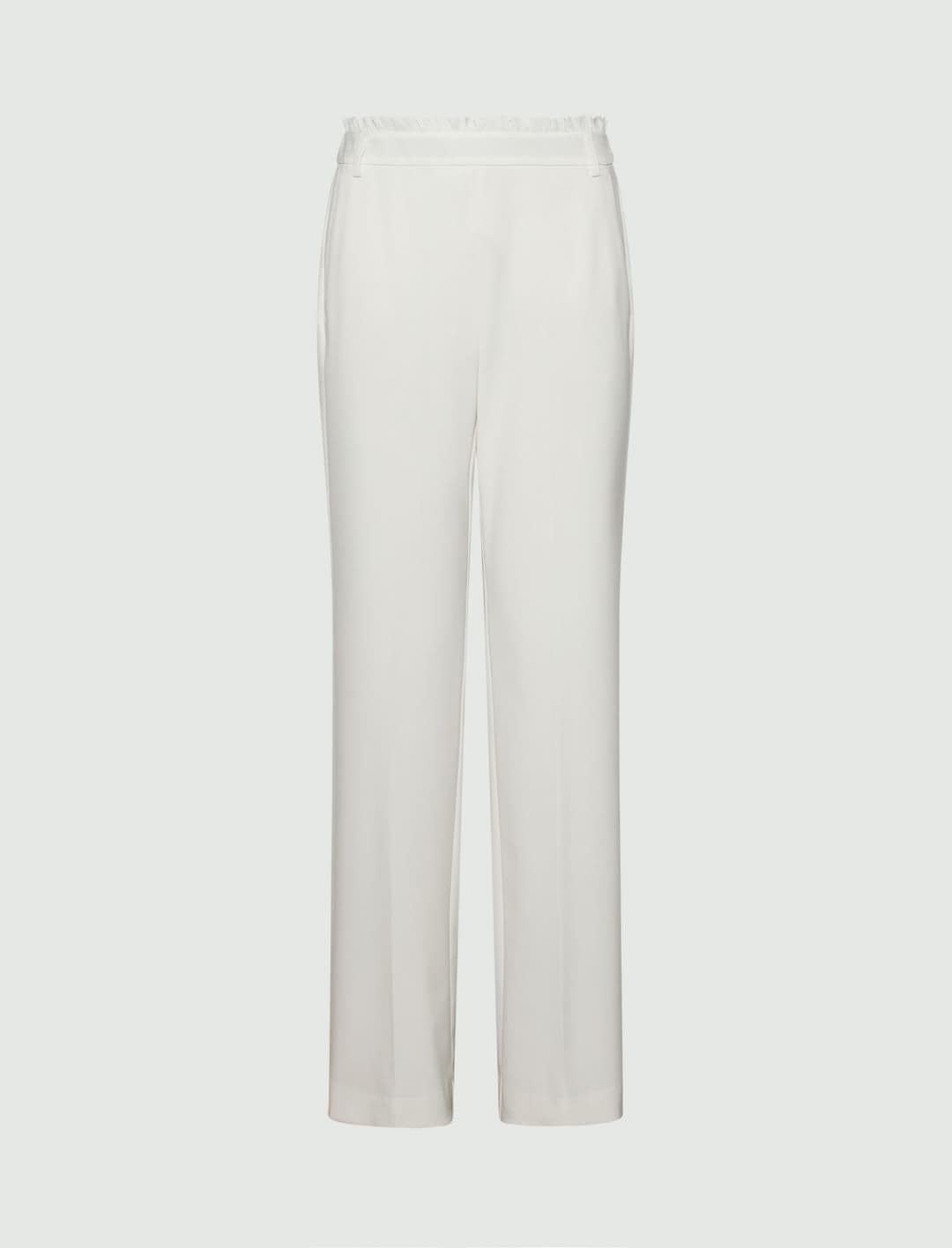 Pantalone con mini rouche | Marella Pantalone con mini rouche - 1 | Marella
