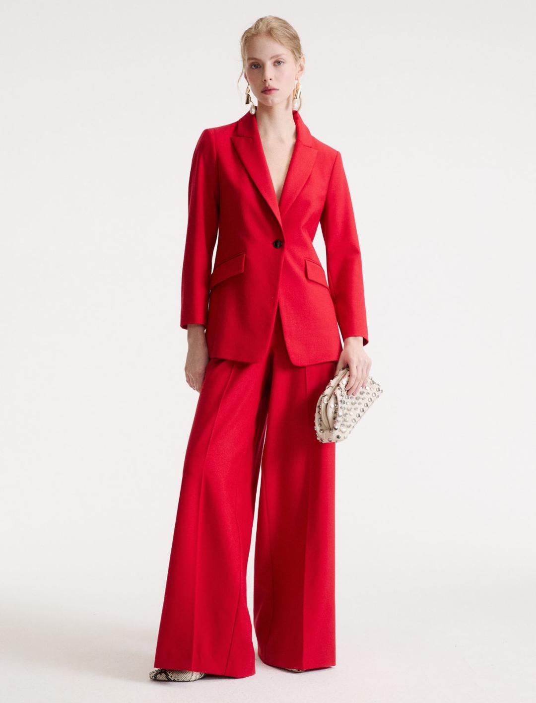 Pantalone wide leg in twill di misto lana | Marella Pantalone wide leg in twill di misto lana - 2 | Marella