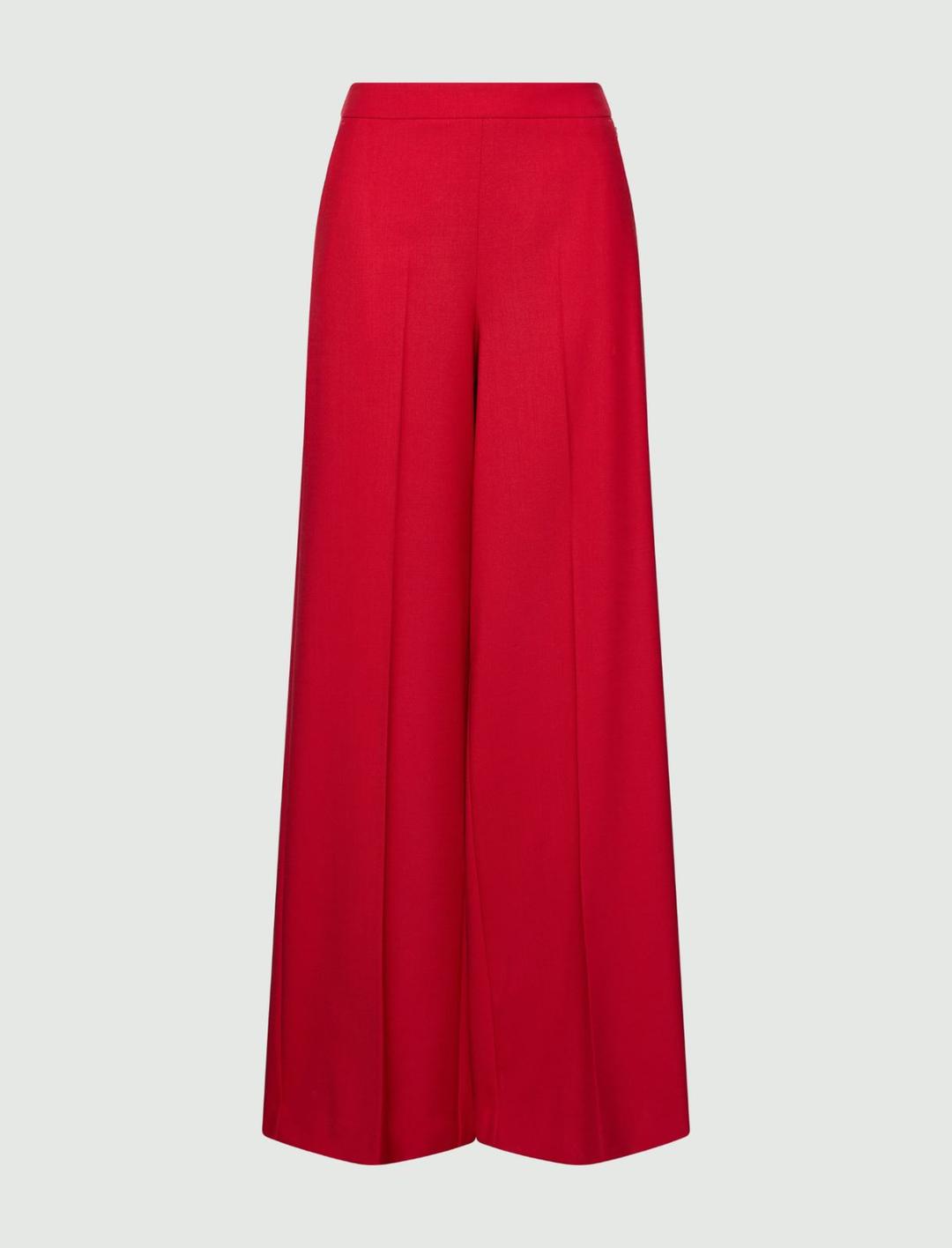 Pantalone wide leg in twill di misto lana | Marella Pantalone wide leg in twill di misto lana - 1 | Marella