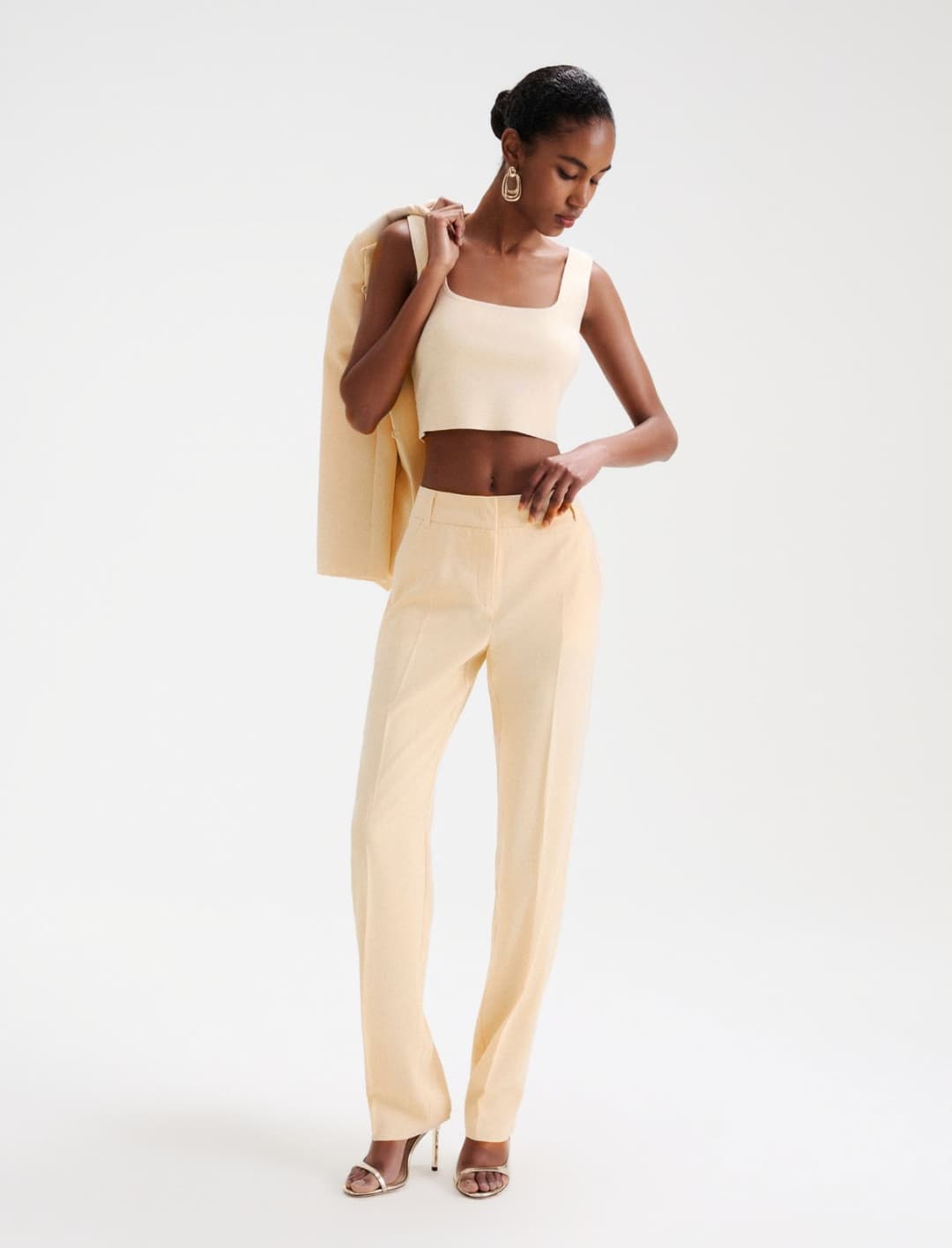 Pantalone dritto in envers satin | Marella Pantalone dritto in envers satin - 2 | Marella