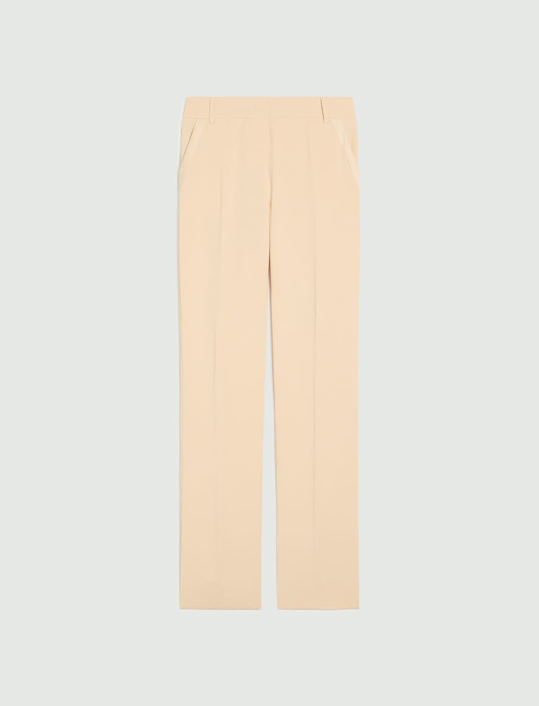 Pantalone dritto in envers satin | Marella Pantalone dritto in envers satin - 1 | Marella