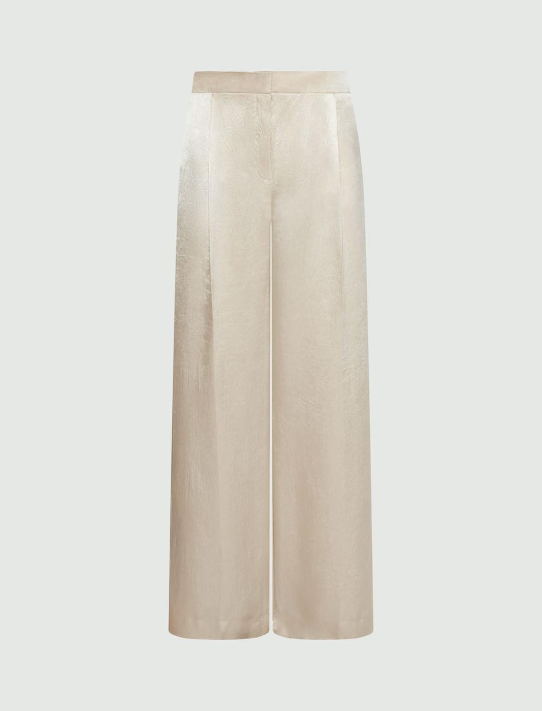 Pantalone a palazzo in raso leggero | Marella Pantalone a palazzo in raso leggero - 1 | Marella