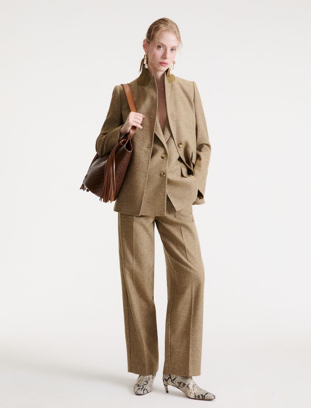 Pantalone in tweed di lana e seta | Marella Pantalone in tweed di lana e seta - 2 | Marella