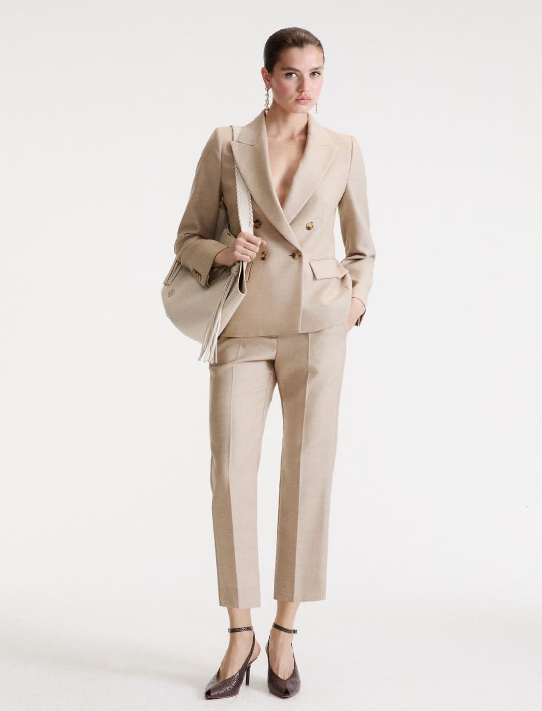 Pantalone dritto in lana leggera | Marella Pantalone dritto in lana leggera - 2 | Marella