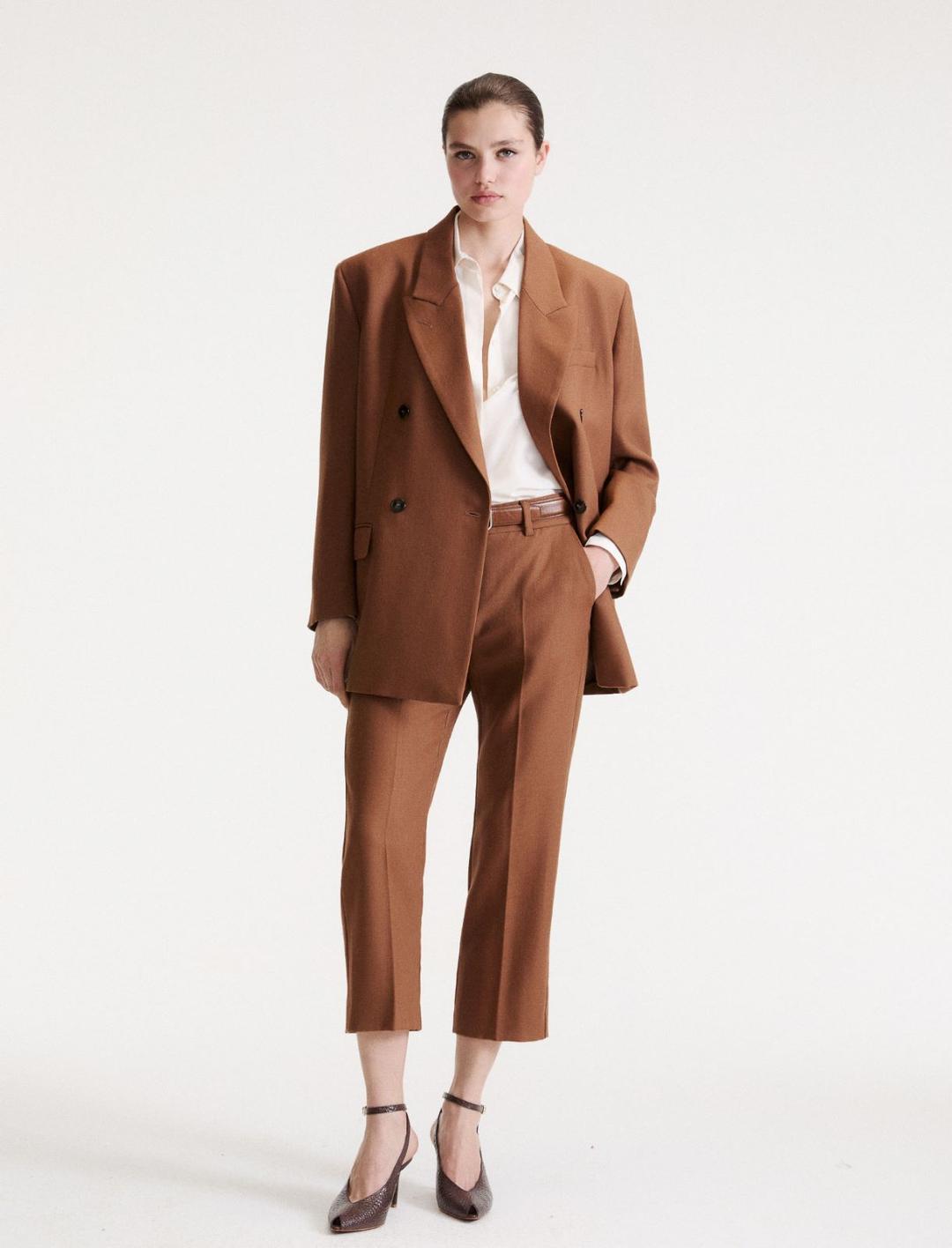 Pantalone dritto in lana leggera | Marella Pantalone dritto in lana leggera - 2 | Marella