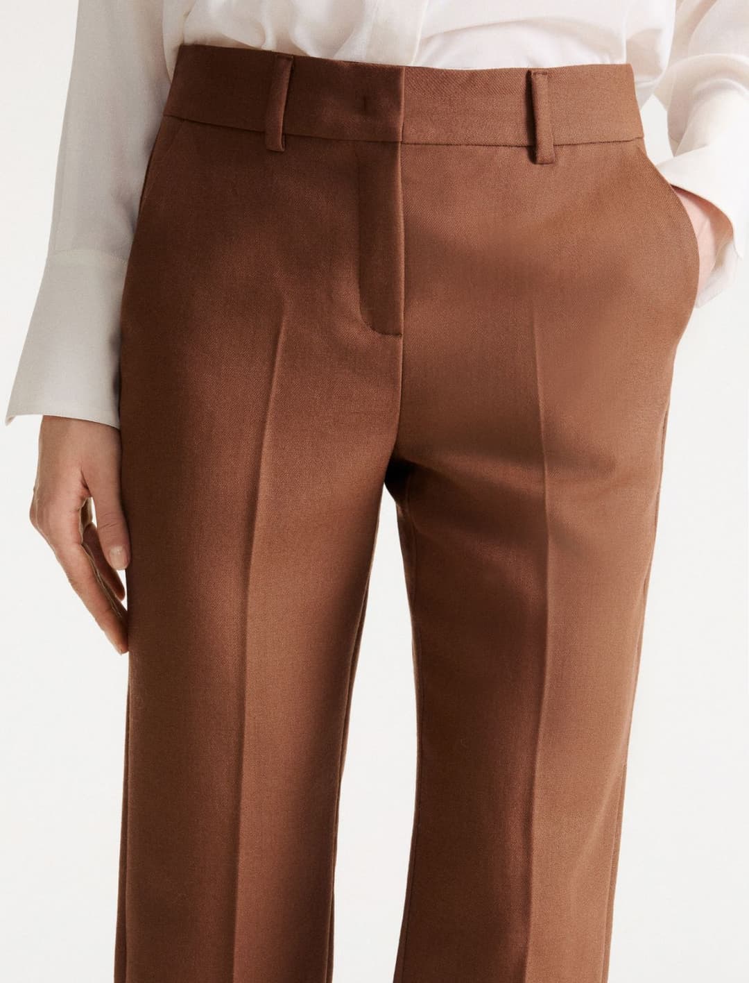 Pantalone dritto in lana leggera | Marella Pantalone dritto in lana leggera - 2 | Marella