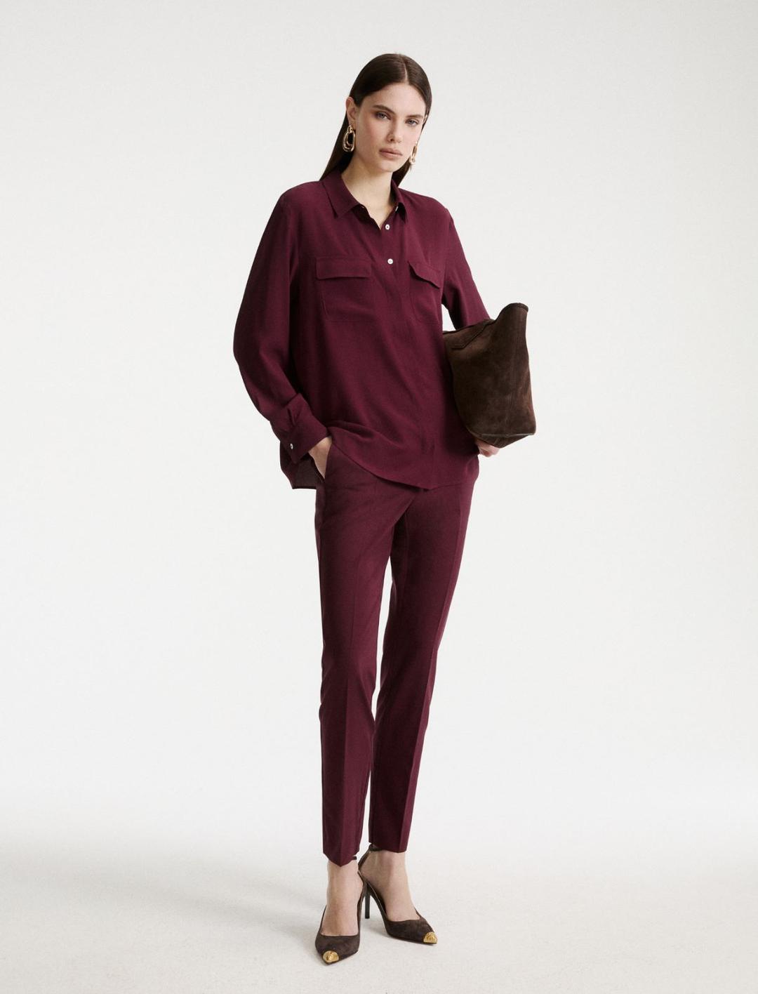 Pantalone a sigaretta stretch | Marella Pantalone a sigaretta stretch - 2 | Marella