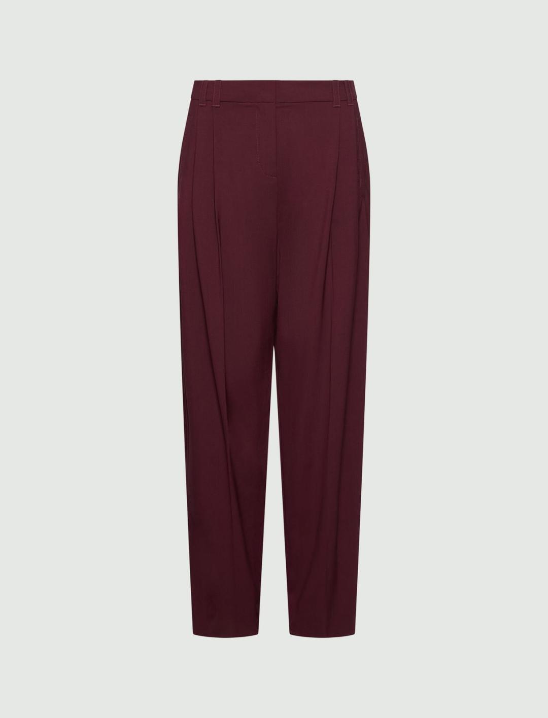 Pantalone carrot in lana stretch | Marella Pantalone carrot in lana stretch - 1 | Marella