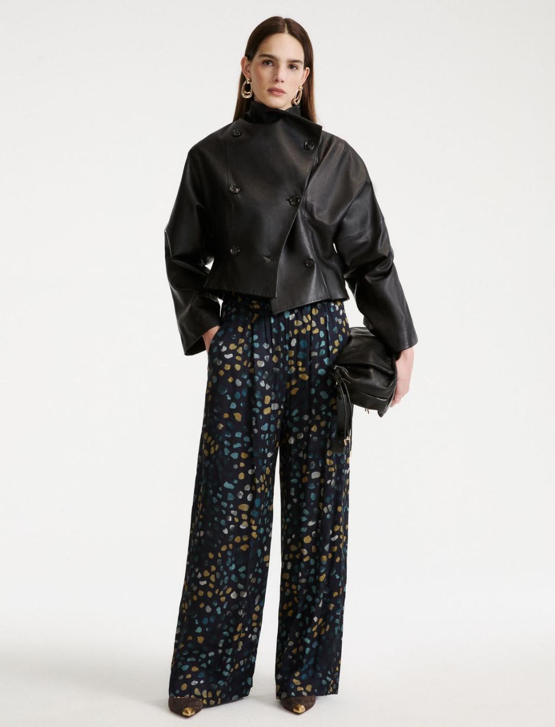 Pantalone in twill stampato | Marella Pantalone in twill stampato - 2 | Marella