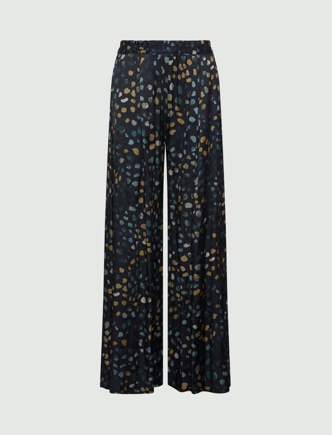 Pantalone in twill stampato | Marella Pantalone in twill stampato - 1 | Marella
