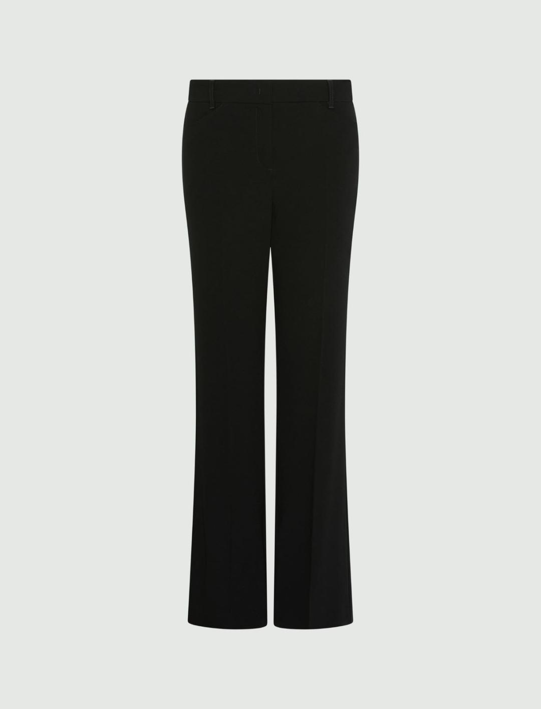 Pantalone mini flare in enver satin | Marella Pantalone mini flare in enver satin - 1 | Marella