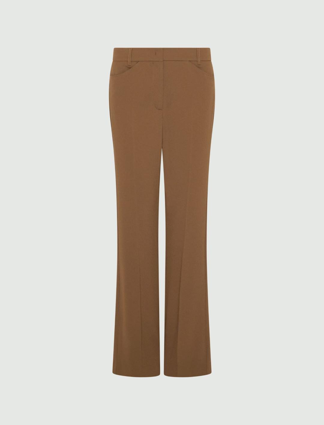 Pantalone mini flare in enver satin | Marella Pantalone mini flare in enver satin - 1 | Marella