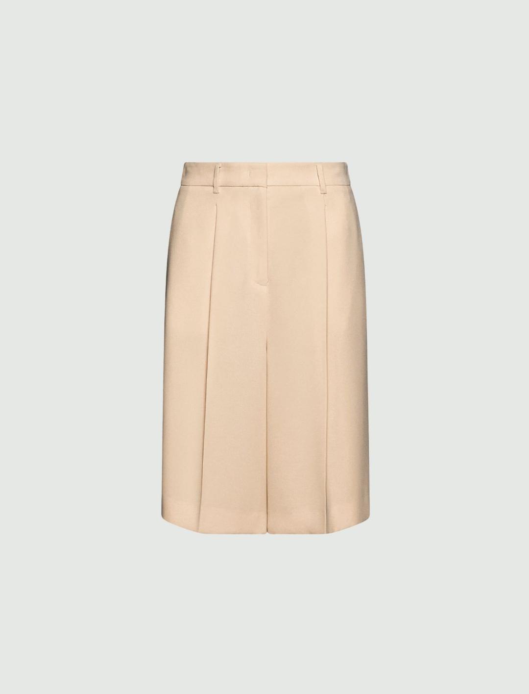 Bermuda in envers satin | Marella Bermuda in envers satin - 1 | Marella
