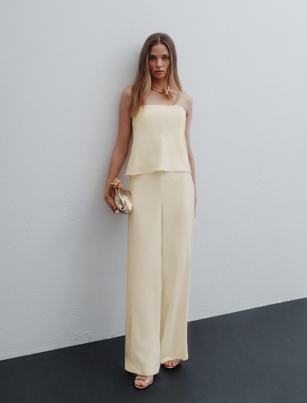 Top bustier in envers satin | Marella Top bustier in envers satin - 2 | Marella