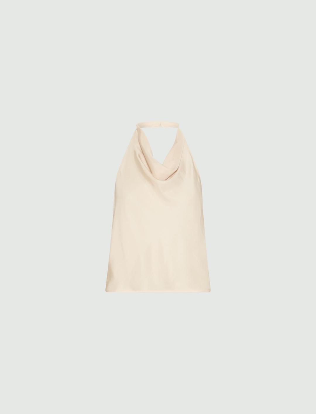 Top smanicato in twill | Marella Top smanicato in twill - 1 | Marella