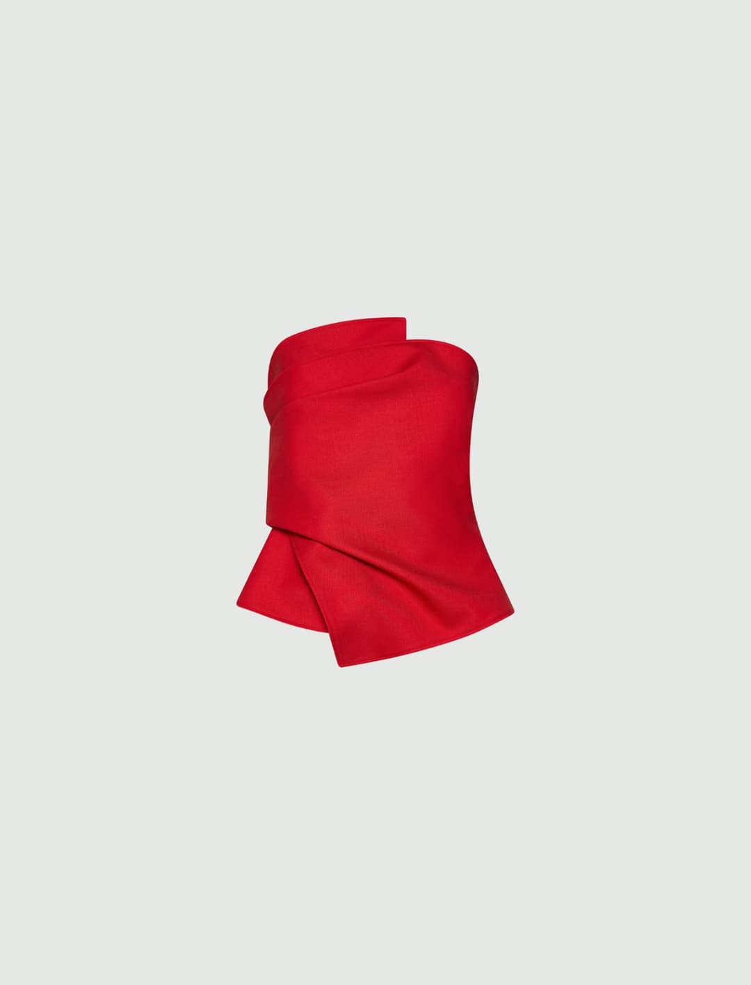 Top bustier in twill stretch | Marella Top bustier in twill stretch - 1 | Marella