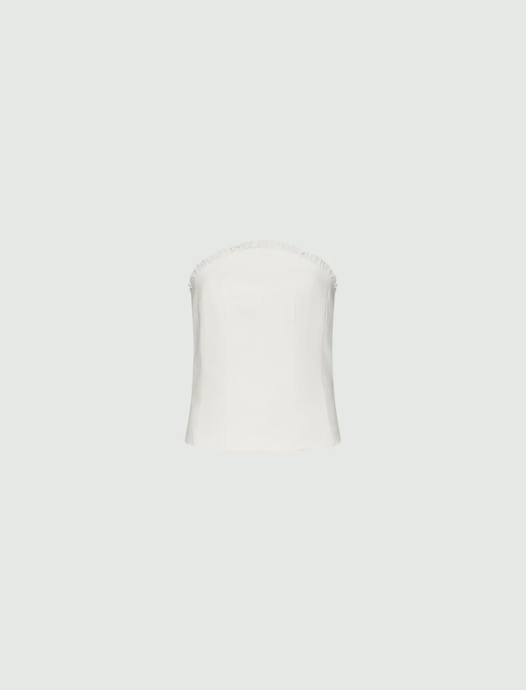 Bustier con mini rouche | Marella Bustier con mini rouche - 1 | Marella