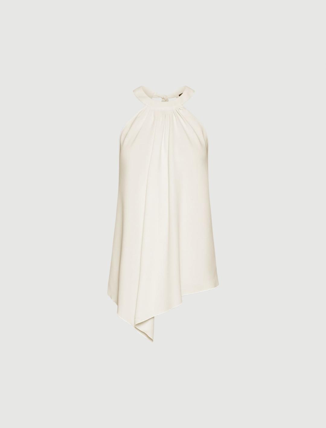 Top asimmetrico in envers satin | Marella Top asimmetrico in envers satin - 1 | Marella