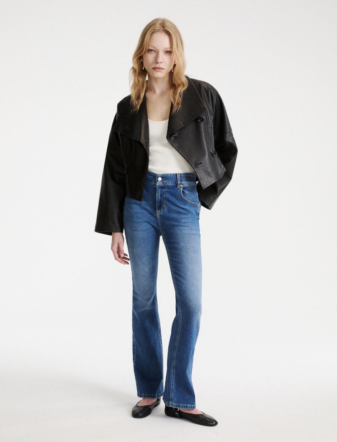 Jeans bootcut in denim stretch | Marella Jeans bootcut in denim stretch - 2 | Marella
