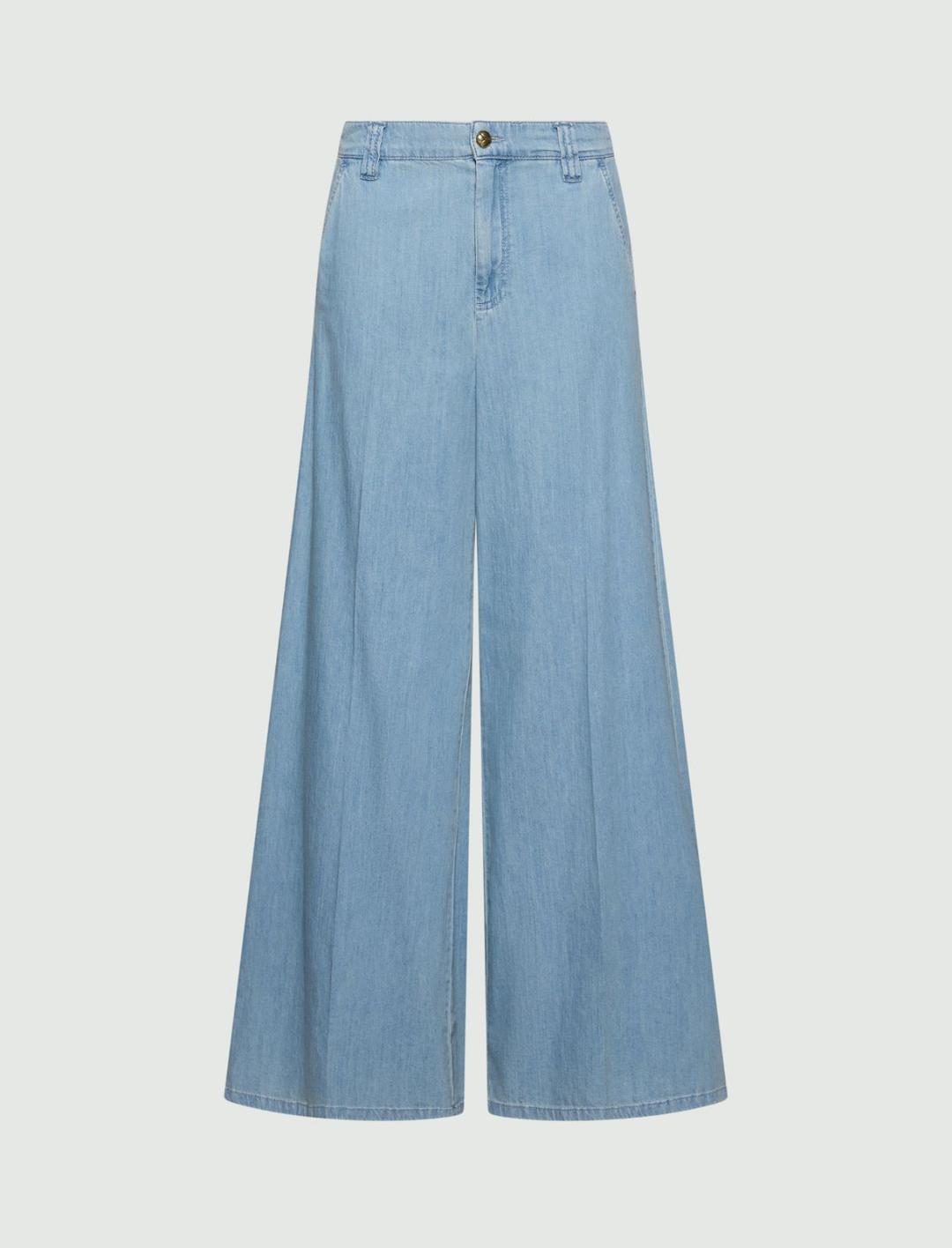 Jeans a palazzo in denim fluido | Marella Jeans a palazzo in denim fluido - 1 | Marella