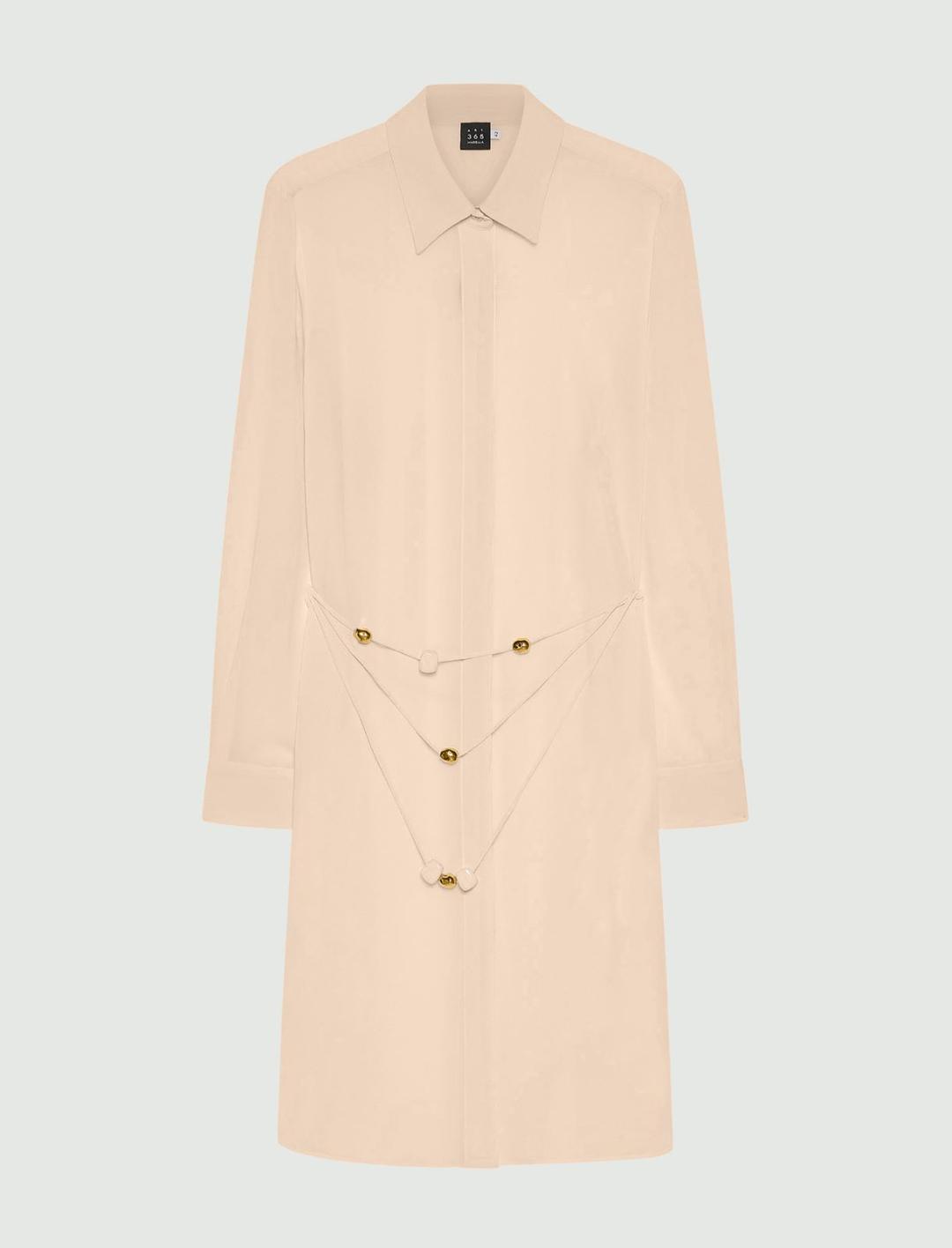 Camicia lunga in georgette con collana | Marella Camicia lunga in georgette con collana - 1 | Marella