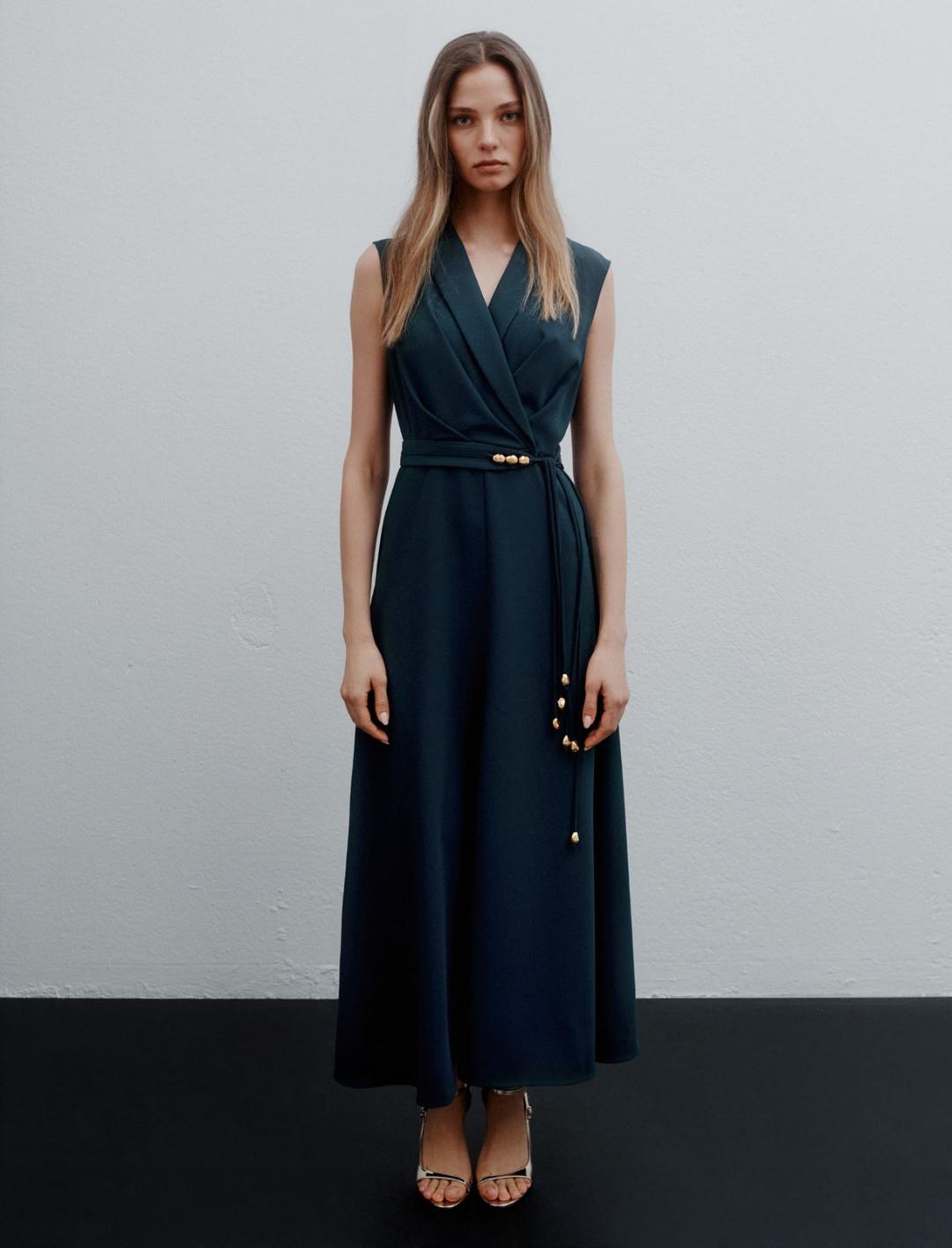 Abito smanicato in envers satin | Marella Abito smanicato in envers satin - 2 | Marella
