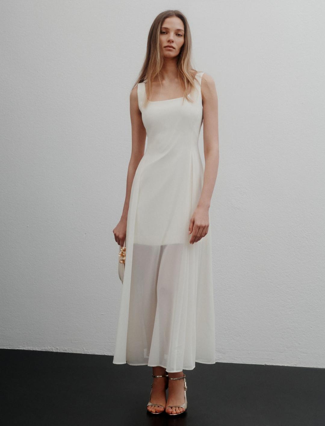 Abito fit and flare in georgette | Marella Abito fit and flare in georgette - 2 | Marella