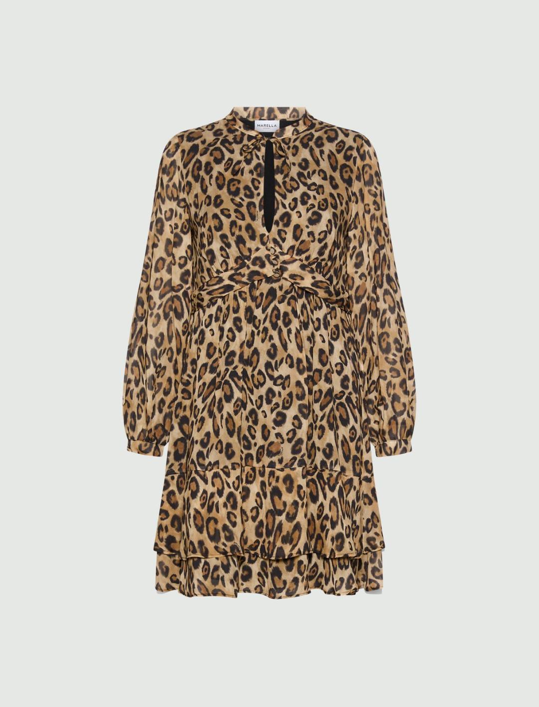 Abito in georgette con balze | Marella Abito in georgette con balze - 1 | Marella