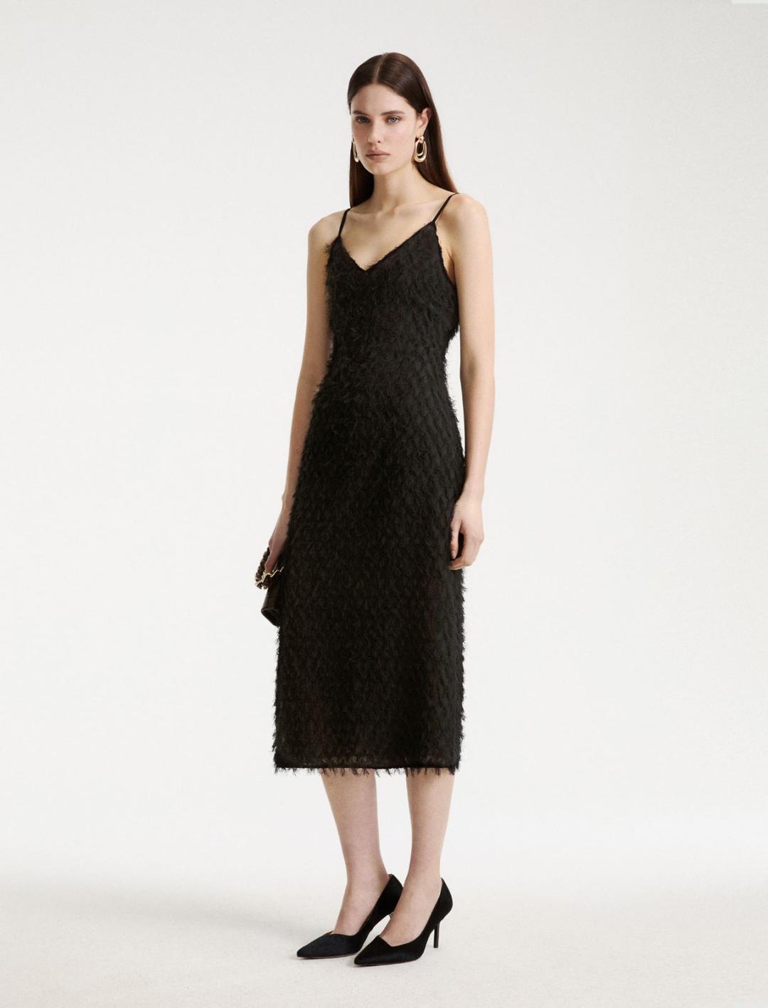 Slip dress in fil coupé | Marella Slip dress in fil coupé - 2 | Marella