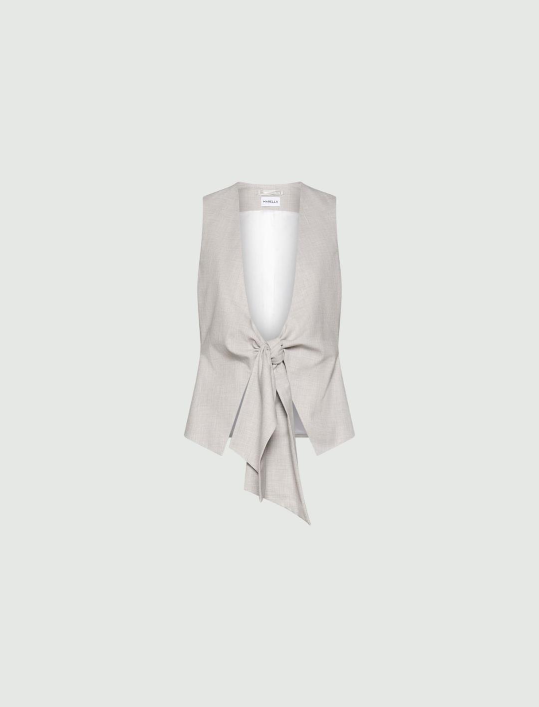 Gilet con nodo | Marella Gilet con nodo - 1 | Marella
