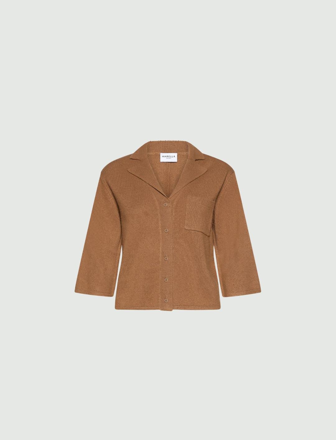 Giacca camicia boxy in cashmere e lana | Marella Giacca camicia boxy in cashmere e lana - 1 | Marella