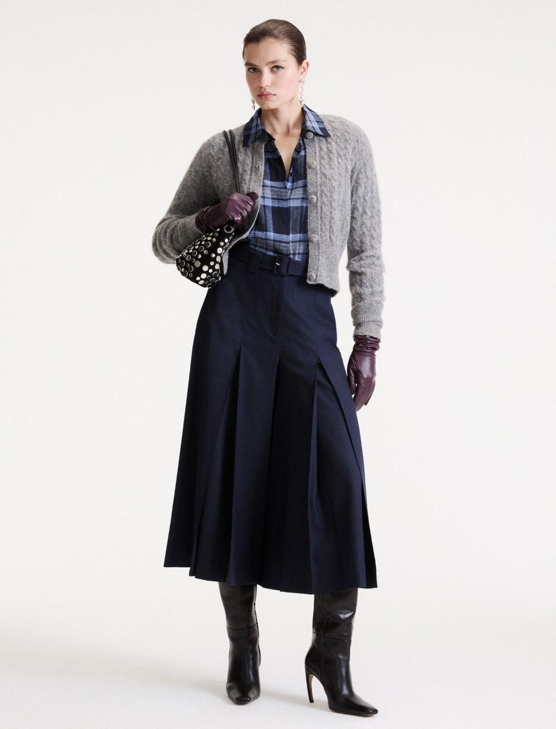 Cardigan in misto alpaca con trecce | Marella Cardigan in misto alpaca con trecce - 2 | Marella