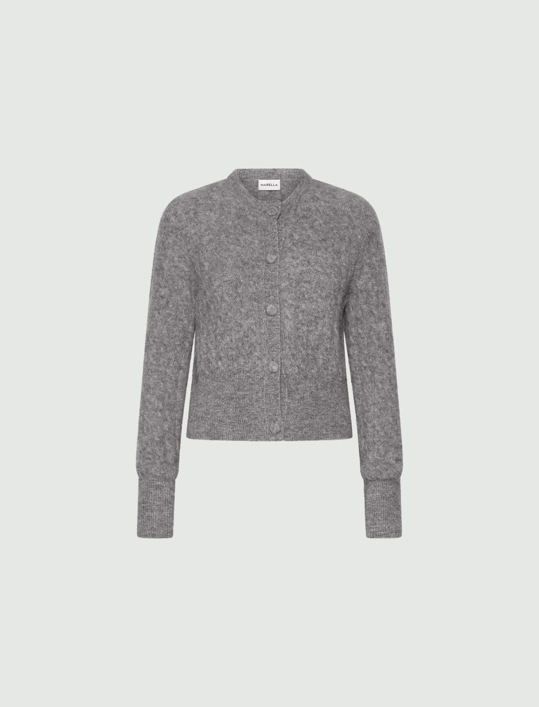 Cardigan in misto alpaca con trecce | Marella Cardigan in misto alpaca con trecce - 1 | Marella